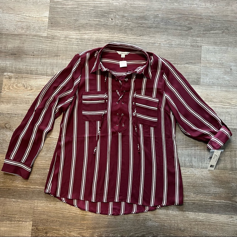 NWT Counterparts blouse Large